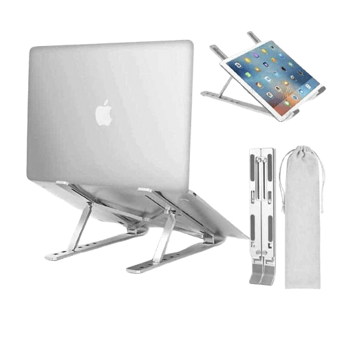 Aluminium-Laptop-Stand Laptop Stand Aluminum Alloy Adjustable Multi-angle Laptop Stand